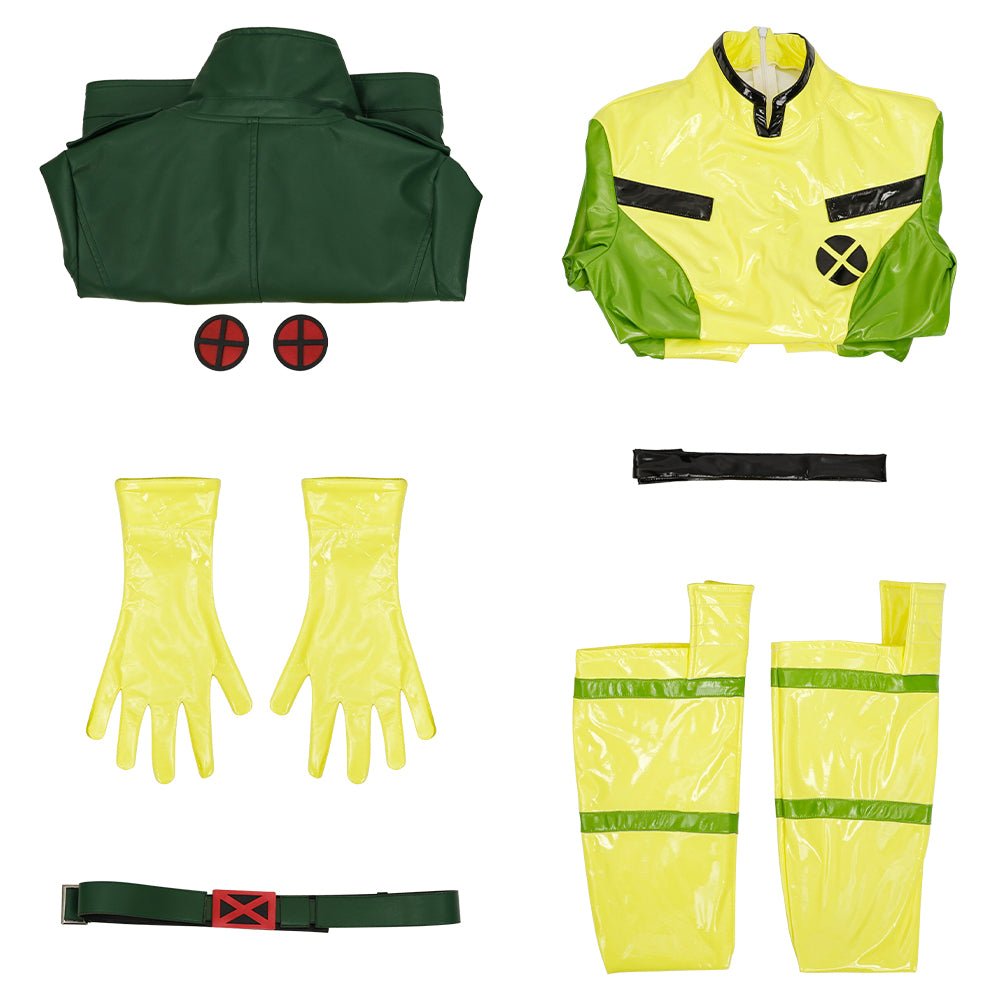 Traje de Cosplay de Rogue de X-Men '97 Anna Marie para Mujer - Fantasia Cosera