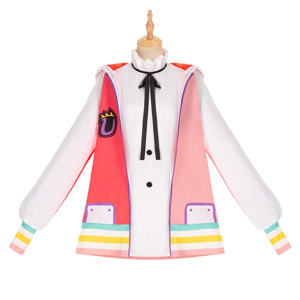 Traje de Cosplay de Uta Wuta - Versión Escenario Rojo | Outfit de la Canción del Mundo de One Piece - Fantasia Cosera