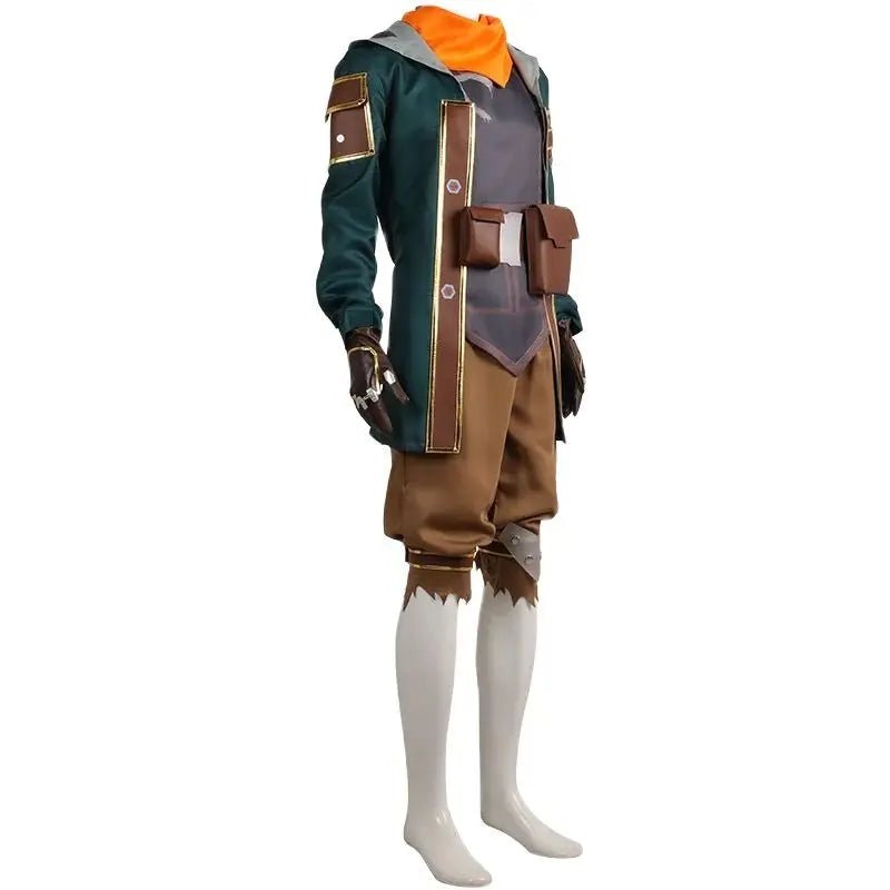 Disfraz de Ekko de Arcane LOL - Chaqueta, Pantalones y Uniforme Completo para Hombres - Traje para Halloween y Carnaval - Fantasia Cosera