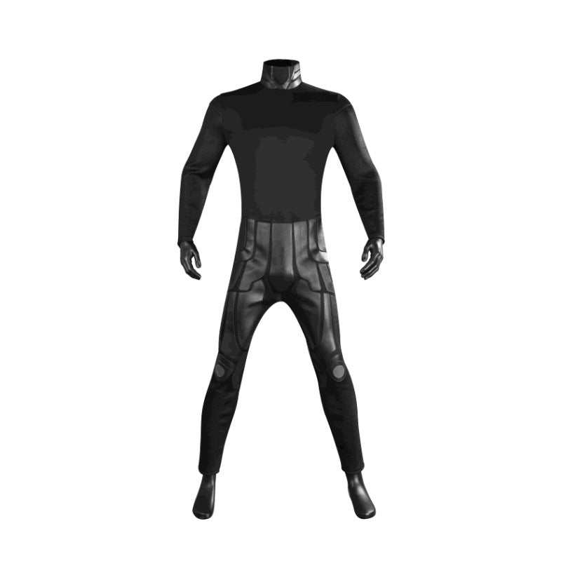 Disfraz de Superhéroe Adulto Caballero Murciélago con Mono, Capa y Máscara para Halloween - Fantasia Cosera