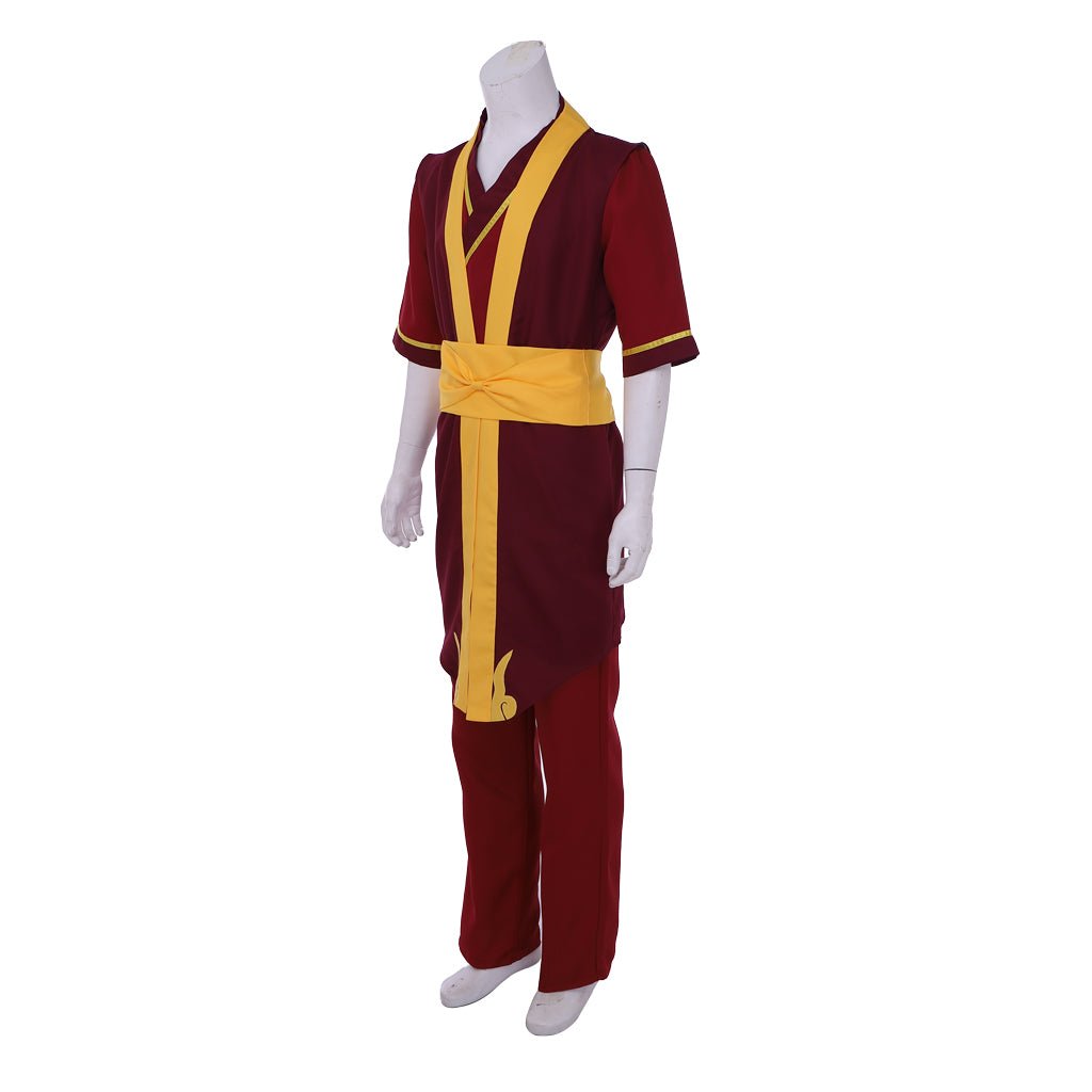Traje de Zuko para Cosplay | The Last Airbender Avatar - Fantasia Cosera