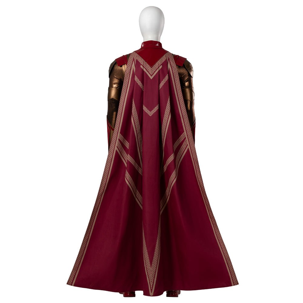 Traje de Adam Warlock de Guardianes de la Galaxia Vol. 3 - Jumpsuit Impreso con Armadura Roja para Hombre - Fantasia Cosera
