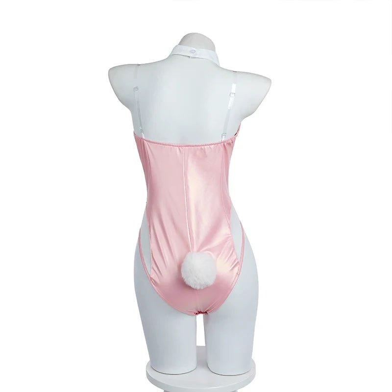 Traje de Coneja March 7th Honkai Star Rail para Mujer - Jumpsuit Rosa de Cosplay - Fantasia Cosera