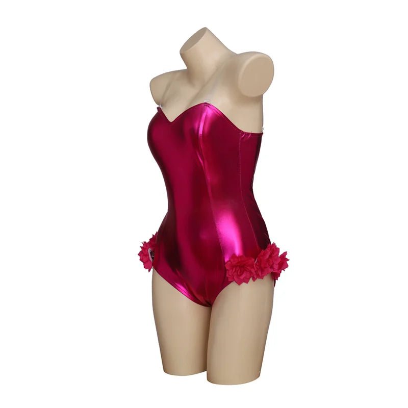 Traje de Cheerleader de Rebel Wilson para Cosplay - Bodysuit Brillante para Mujer - Fantasia Cosera