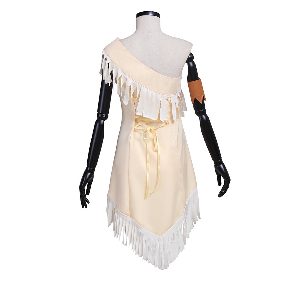 Disfraz de Pocahontas de Disney | Vestido Elegante de Pocahontas para Halloween y Eventos de Cosplay - Fantasia Cosera
