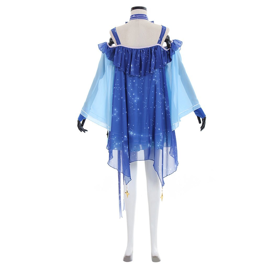 Traje de Cosplay Snow Miku de Hatsune Miku para Fans de Anime - Fantasia Cosera
