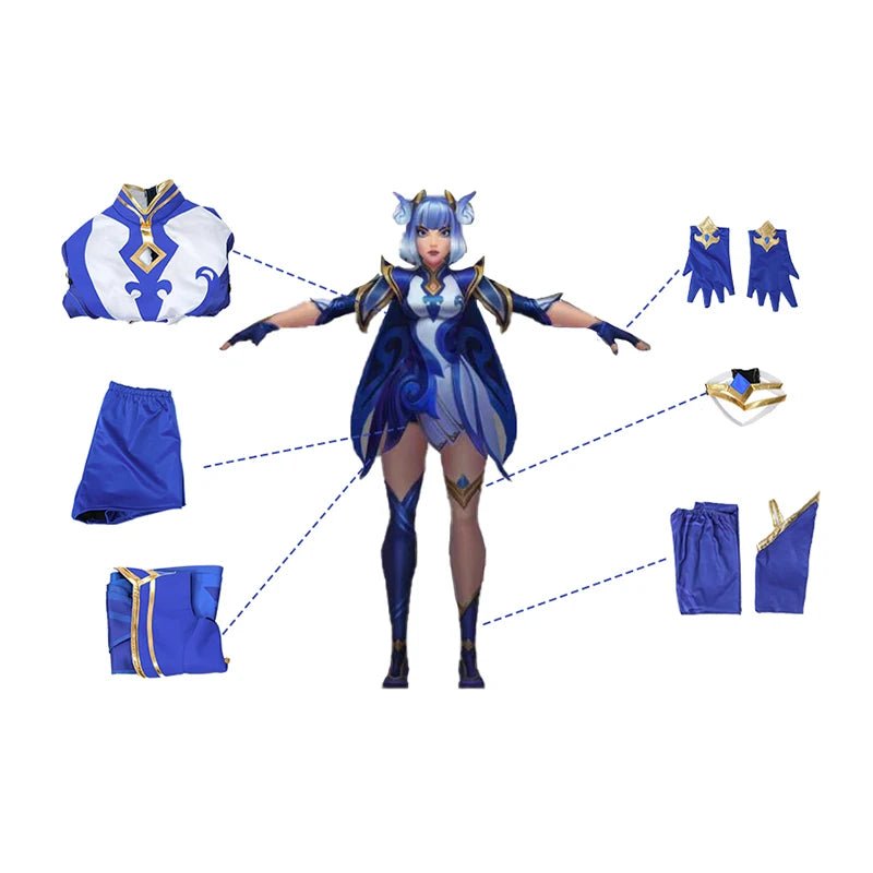 Traje de Cosplay de Irelia Celadon del Juego LOL - Nueva Piel para Mujer - Fantasia Cosera