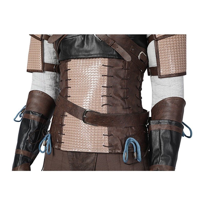 Traje de Cosplay de Geralt de Rivia de The Witcher 3 - Chaqueta de Cuero para Halloween y Eventos - Fantasia Cosera