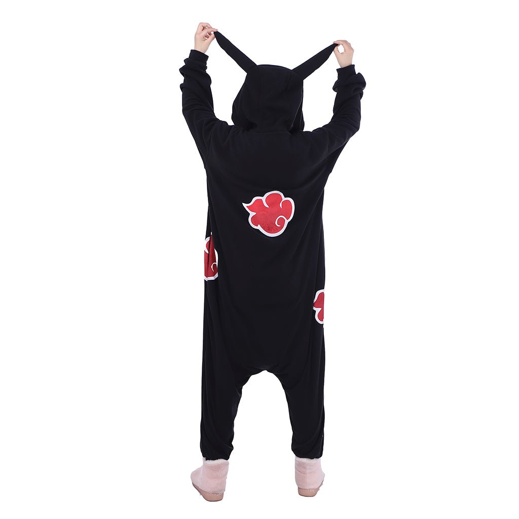 Pijama Unisex de Nube Akatsuki Anime para Adultos, Mono de Poliéster para Dormir, Halloween, Carnaval y Cosplay - Fantasia Cosera