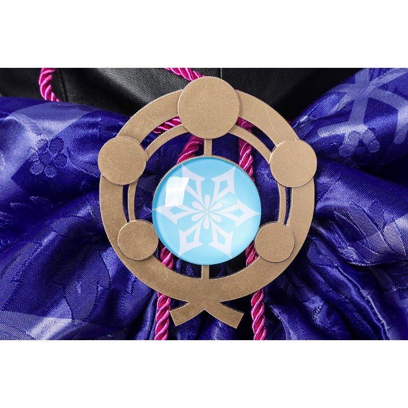 Traje de Cosplay de Kamisato Ayaka de Genshin Impact - Conjunto Completo para Halloween - Fantasia Cosera