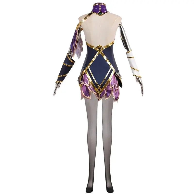 Traje de Cosplay de Ahri de LOL para Mujeres, Uniforme para Halloween y Carnaval - Fantasia Cosera