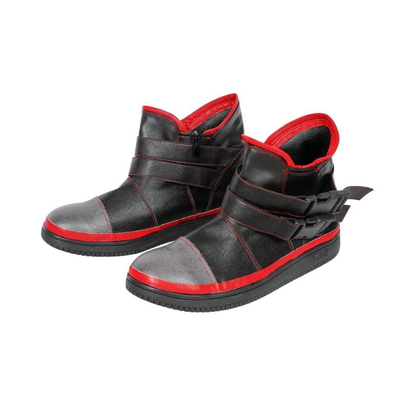 Traje de Cosplay Jackie 2077 en Piel Artificial Negro para Halloween y Fiestas - Fantasia Cosera