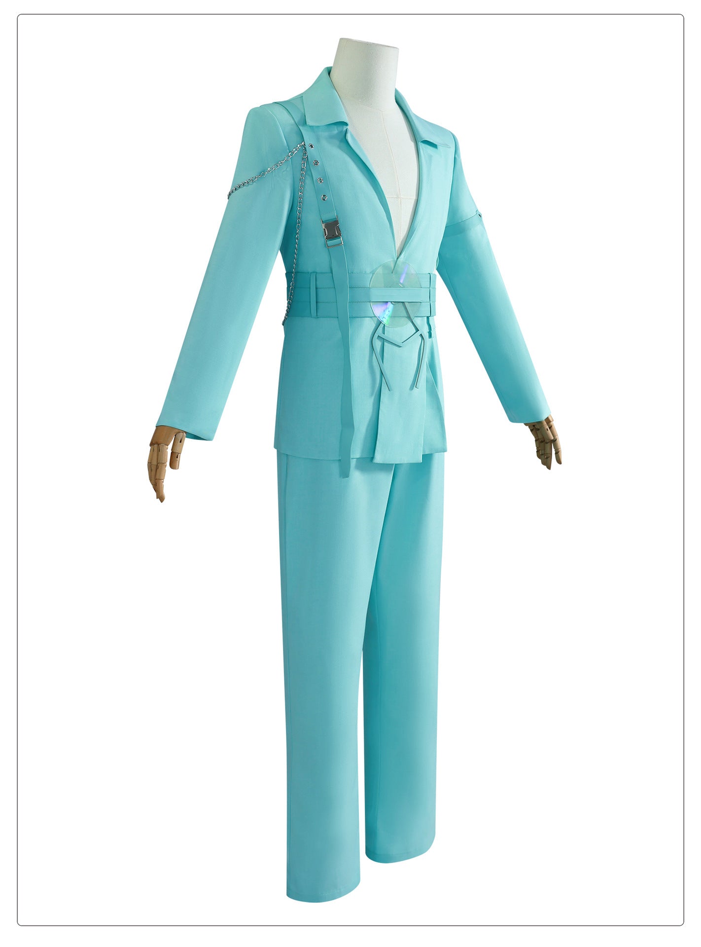 Traje de Cosplay Luka Alien Stage R7 Azul: Moda Futurista - Fantasia Cosera