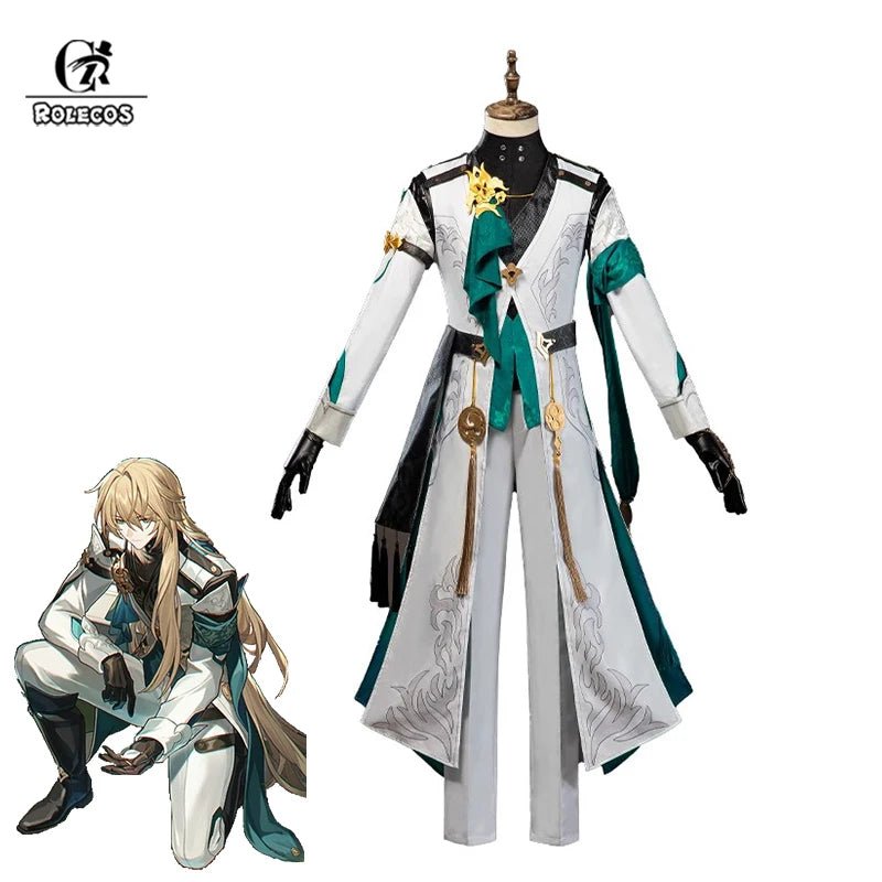 Traje de Cosplay Luocha de Honkai Star Rail para Hombre, Rol Poltergeist, Uniforme para Fiestas de Halloween y Carnaval - Fantasia Cosera