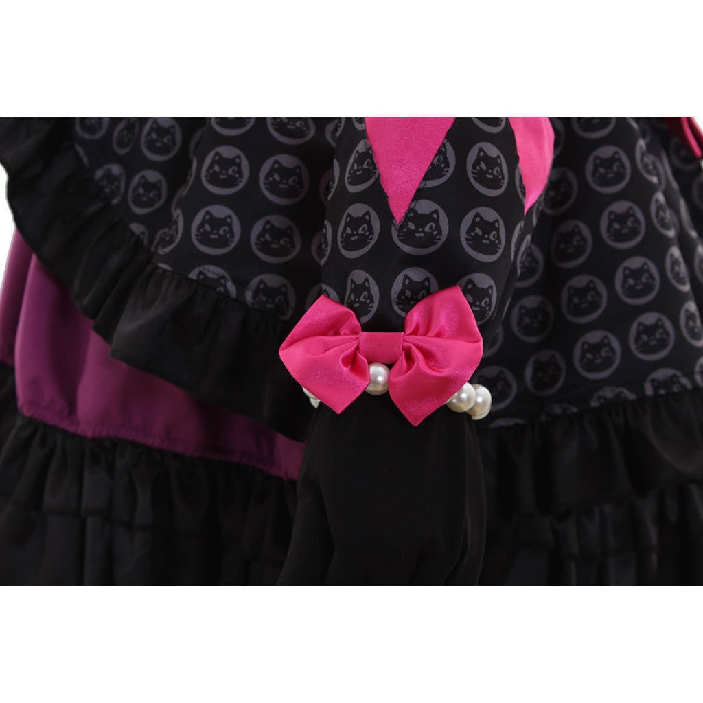 Traje de Cosplay de Hana Song - Vestido de Oficial Negro para Fans de Overwatch - Fantasia Cosera