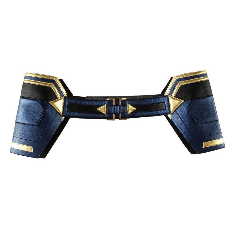 Traje de Cosplay de Captain Marvel Endgame + Zapatos - Avengers 4 - Fantasia Cosera