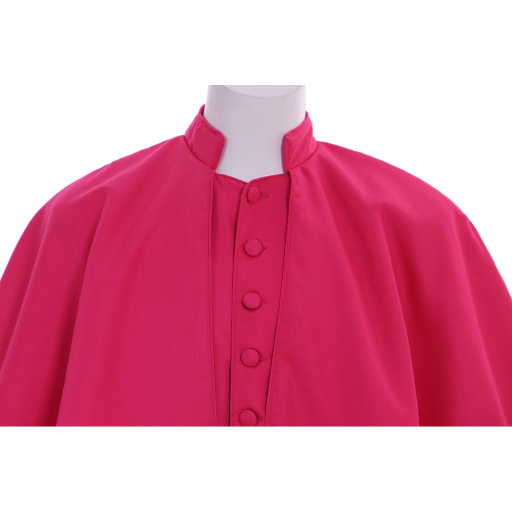 Traje de Sotana Romana para Hombres - Casulla Roja Medieval con Cinturón - Fantasia Cosera