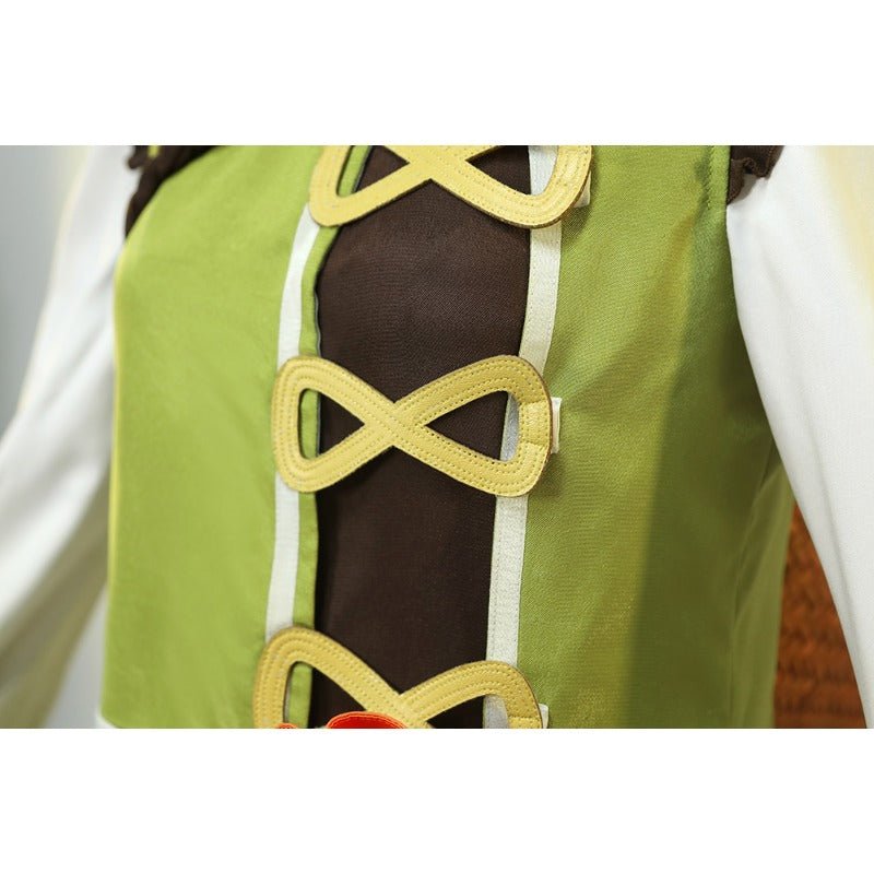 Traje de Yaoyao Cosplay - Disfraz de Halloween con Peluca y Mochila para Mujeres y Niños - Fantasia Cosera