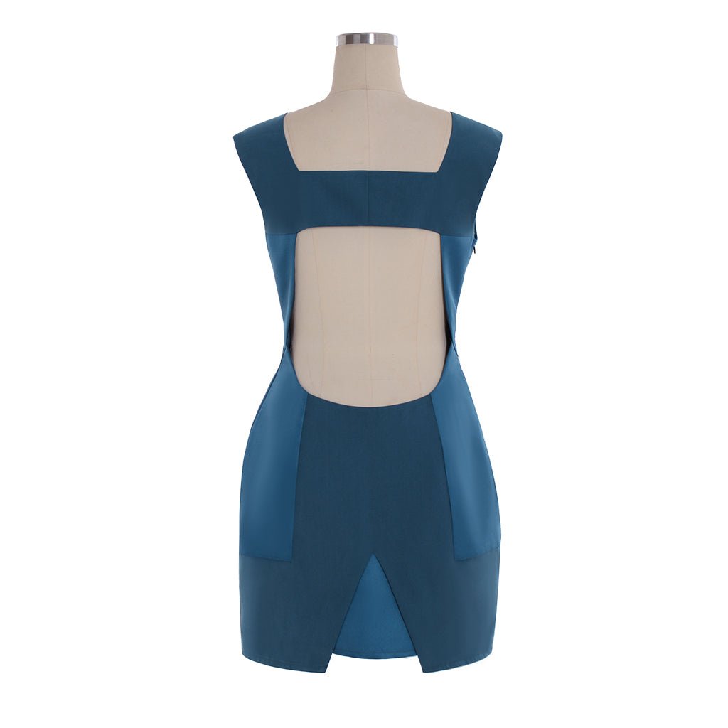 Traje de Cosplay de Chloe de Detroit: Become Human | Vestido Azul Hecho a Medida Conjunto Completo - Fantasia Cosera