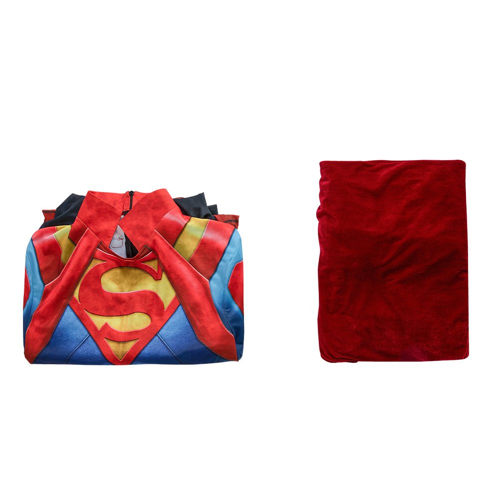 Disfraz de Cosplay de Superman de The New 52 - Traje de Batalla Completo para Halloween - Fantasia Cosera