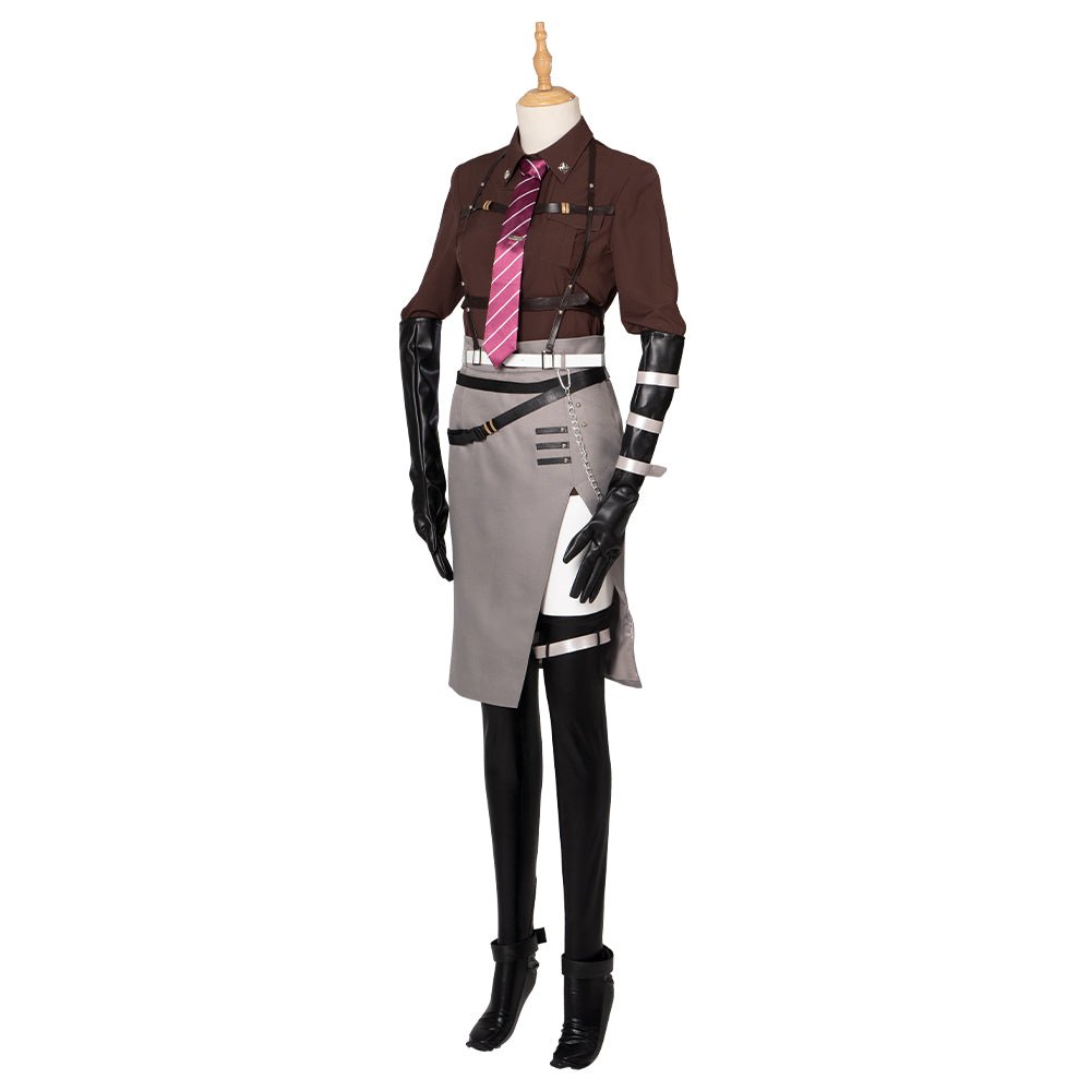 Traje de Cosplay de Langley de Path to Nowhere - Auténtico Outfit Táctico de Personaje de RPG para Fans - Fantasia Cosera