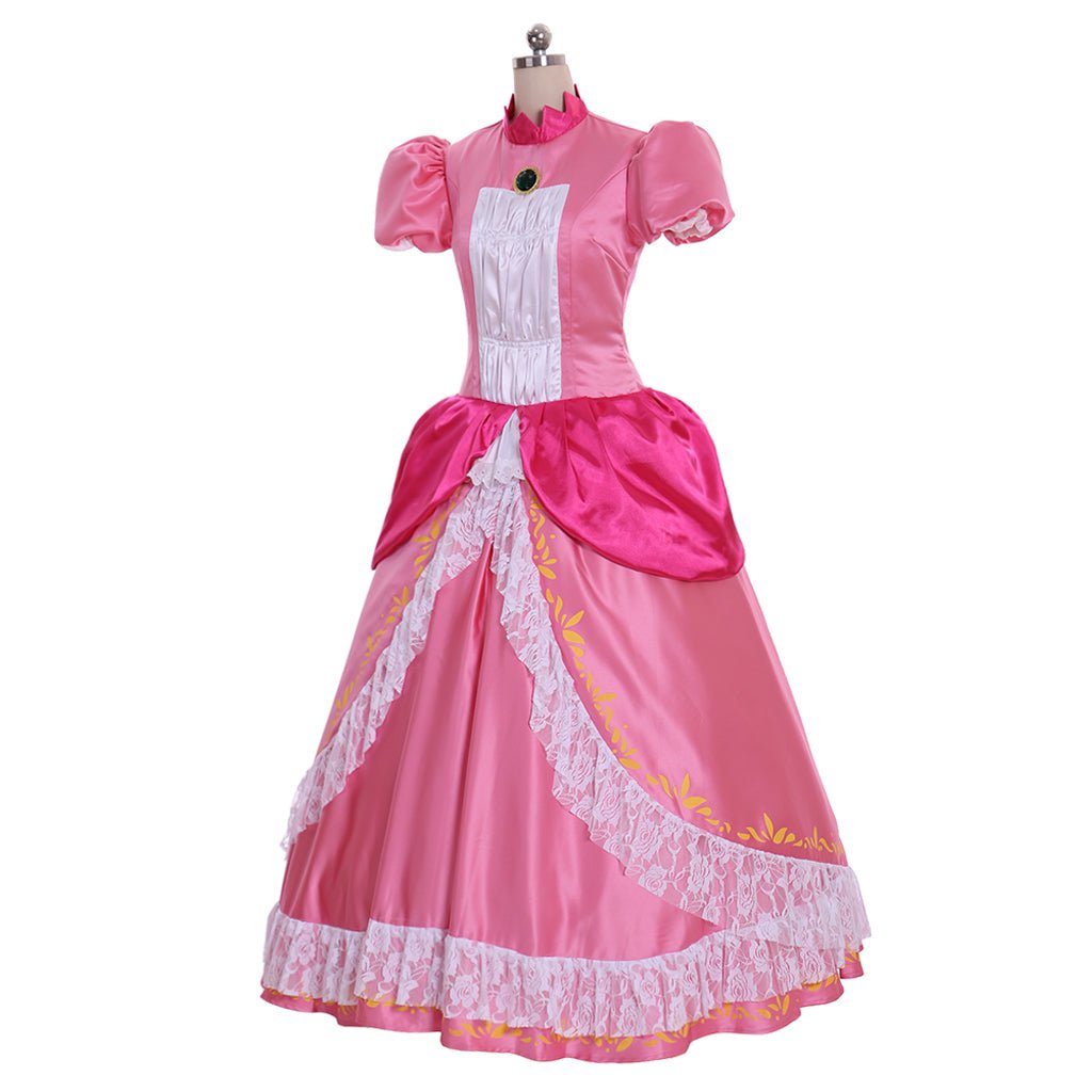 Disfraz de Princesa Daisy | Vestido de la Hermana de Peach de la Serie de Cosplay del Juego - Fantasia Cosera