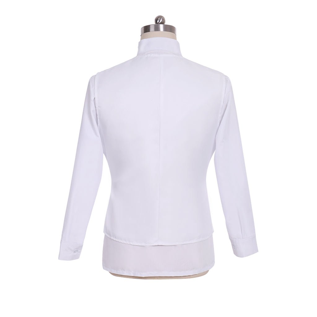 Chaqueta de Cosplay de Príncipe - Chaqueta Blanca Medieval Rococó del Siglo XVIII para Hombres - Fantasia Cosera