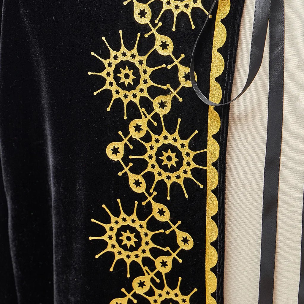 Capa Negra de Rey Medieval Príncipe para Cosplay, Halloween y Festivales - Fantasia Cosera