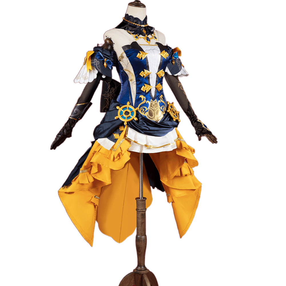 Traje de Cosplay de Navia de Genshin Impact para Mujer - Fantasia Cosera