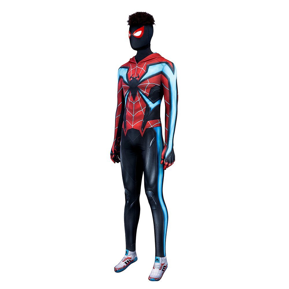 Traje de Cosplay de Spider-Man Miles Morales Evolution Suit - Conjunto Completo para Halloween y Eventos - Fantasia Cosera