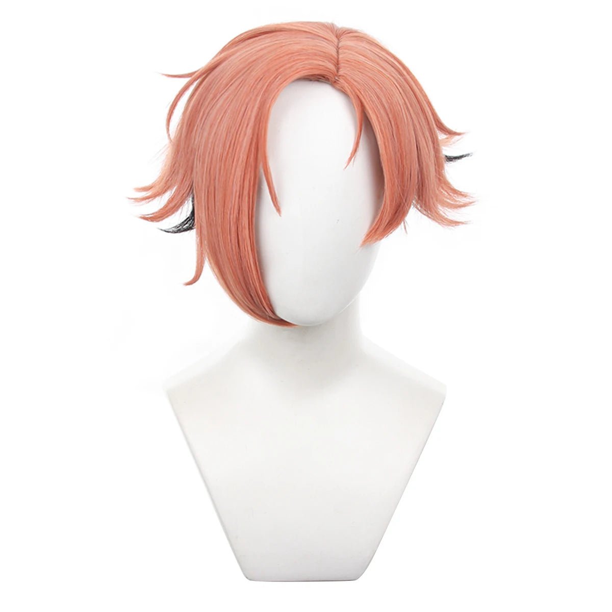 Peluca de Cosplay Shuto Sendou de Blue Lock - Rosa Roja, Fibra Sintética, Tamaño Ajustable, Resistente al Calor para Halloween - Fantasia Cosera