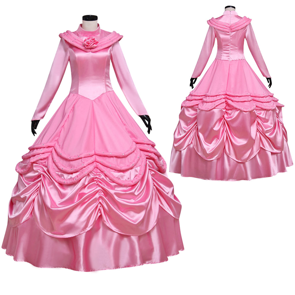 Belle y la Bestia Traje de Cosplay Serie | Vestido de Princesa para Eventos - Fantasia Cosera