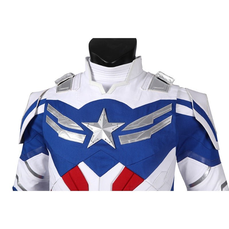 Traje de Cosplay de The Falcon - Edición Clásica Azul | Talla Personalizada Disponible - Fantasia Cosera