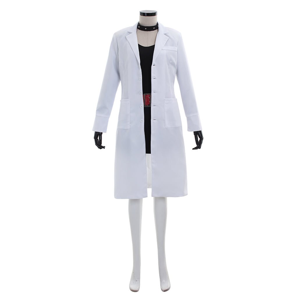 Conjunto de Cosplay de Tae Takemi de Persona 5 – Transformate en la Infame Doctora Gótica - Fantasia Cosera