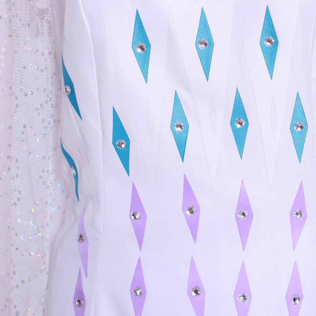 Traje de Cosplay de Elsa, Reina de las Nieves 2 | Vestido de Princesa para Mujeres Adultas en Halloween y Fiestas de Carnaval - Fantasia Cosera