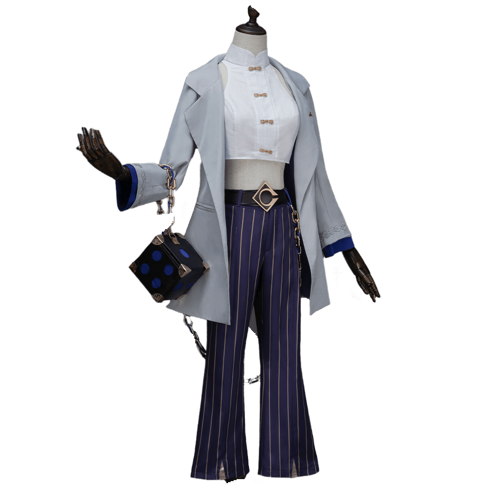 Colaboración Genshin Impact x Pizza Hut - Traje de Cosplay de Yelan - Fantasia Cosera