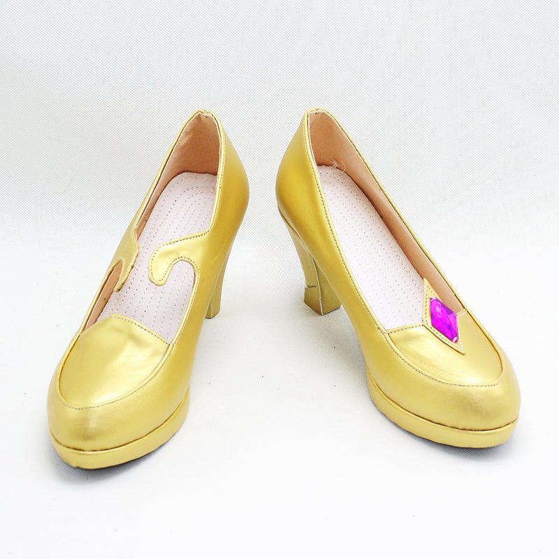Zapatos de Cosplay de Mona de Genshin Impact - Tacón Alto para Mujer - Calzado para Halloween y Cosplay - Fantasia Cosera