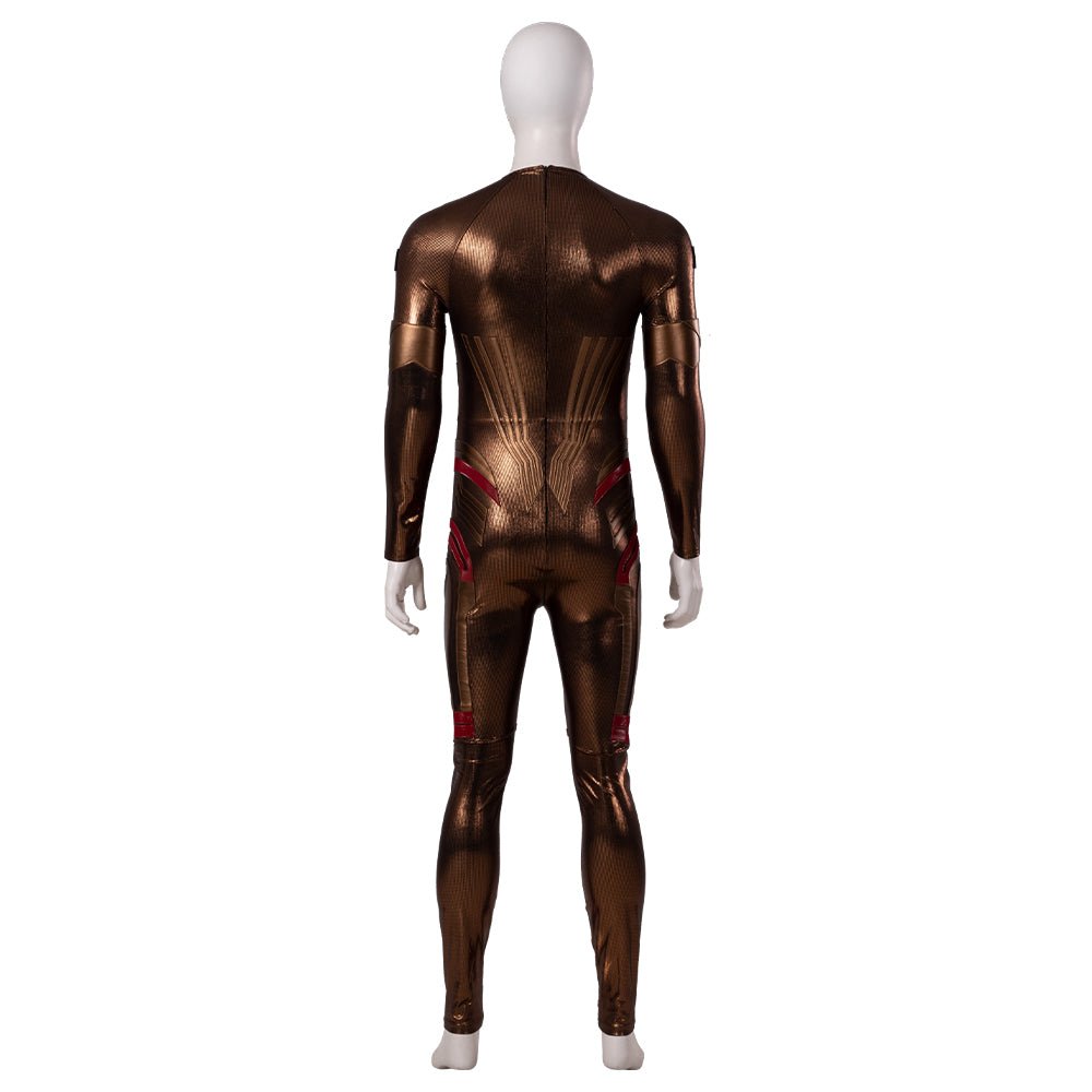 Traje de Adam Warlock de Guardianes de la Galaxia Vol. 3 - Jumpsuit Impreso con Armadura Roja para Hombre - Fantasia Cosera