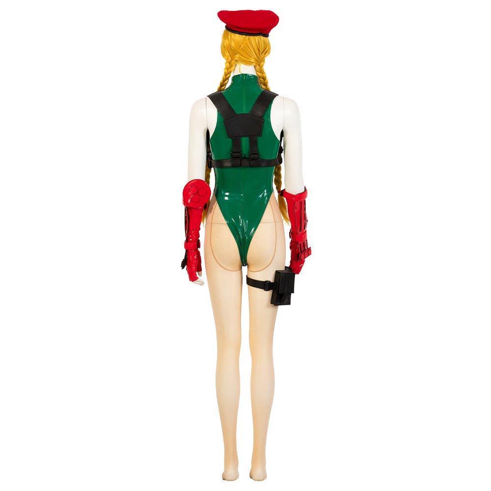 Traje de Cosplay de Cammy White Green de Street Fighter - Outfit de Personaje de Juego de Alta Calidad - Fantasia Cosera