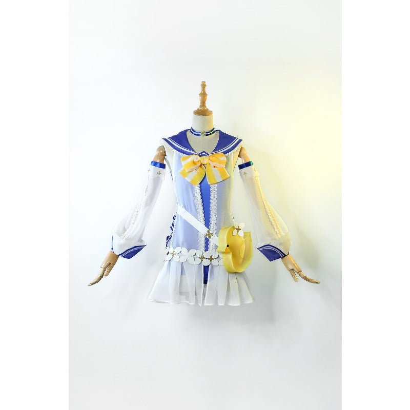 Traje de Cosplay de Baño de Barbara de Genshin Impact con Bolso para el Verano - Fantasia Cosera