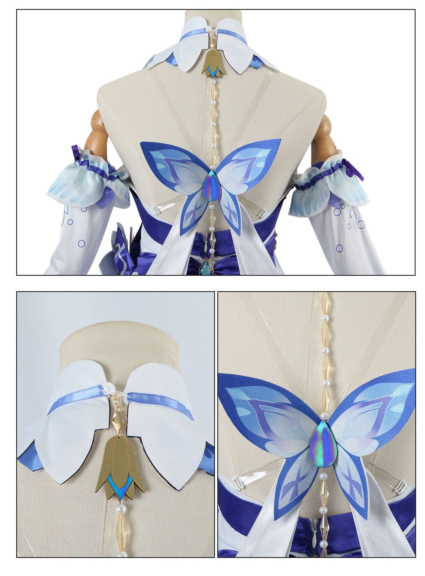 Traje de Cosplay de Nilou de Genshin Impact – Elegante Outfit Chabon Breath - Fantasia Cosera