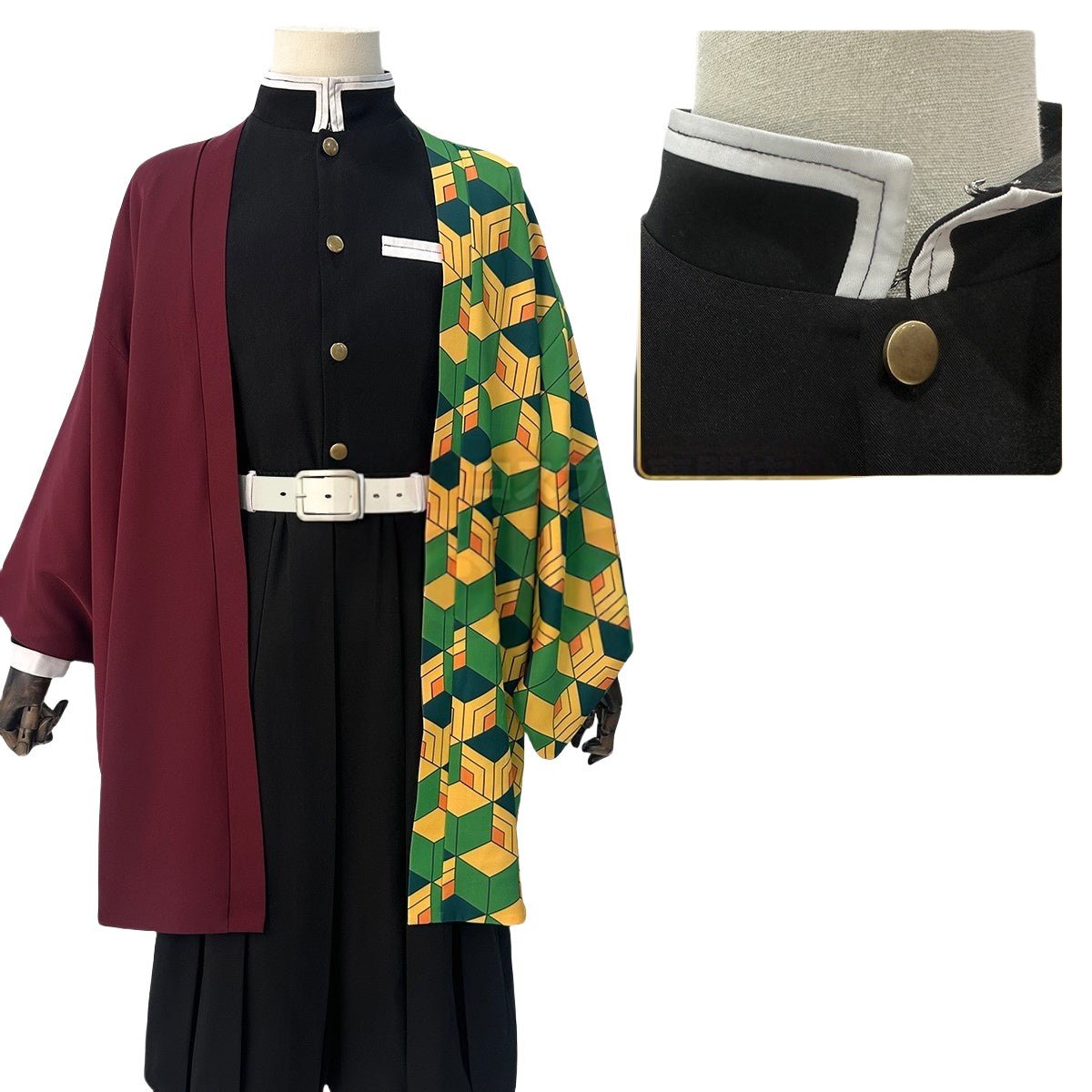 Traje de Cosplay Tomioka Giyuu de Demon Slayer - Calidad Premium - Fantasia Cosera