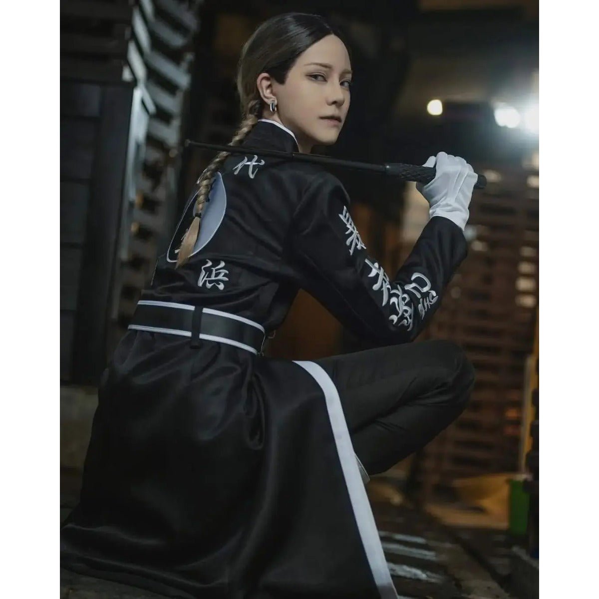 Disfraz de Cosplay de Ran Haitani y Rindo Haitani de Tokyo Anime - Conjunto de 5 Piezas con Bordado Tenjiku - Fantasia Cosera