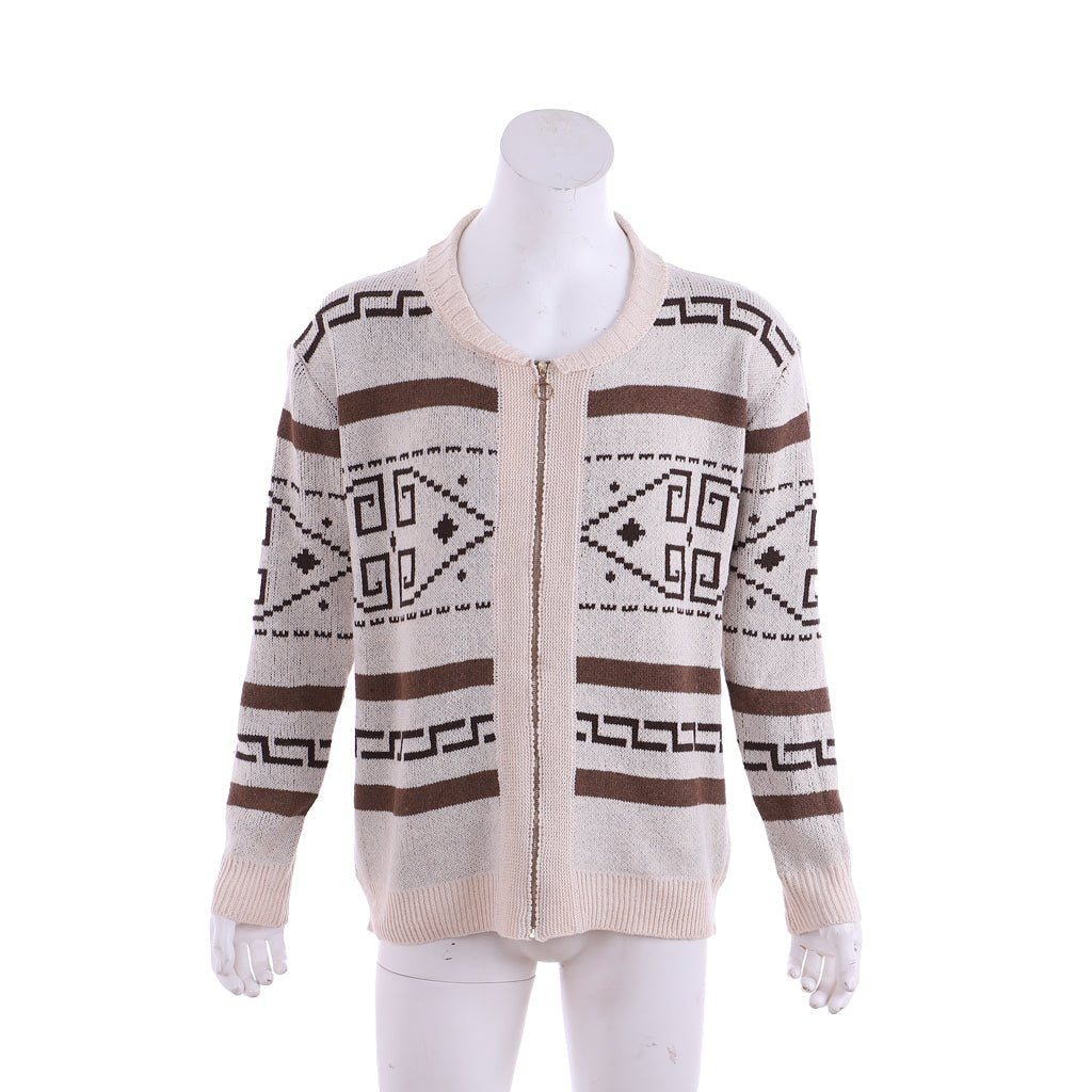 El Dude Sudadera Big Lebowski Jeffrey Disfraz Cremallera Chal Cardigán Tejido Outfit para Hombres Adultos - Fantasia Cosera