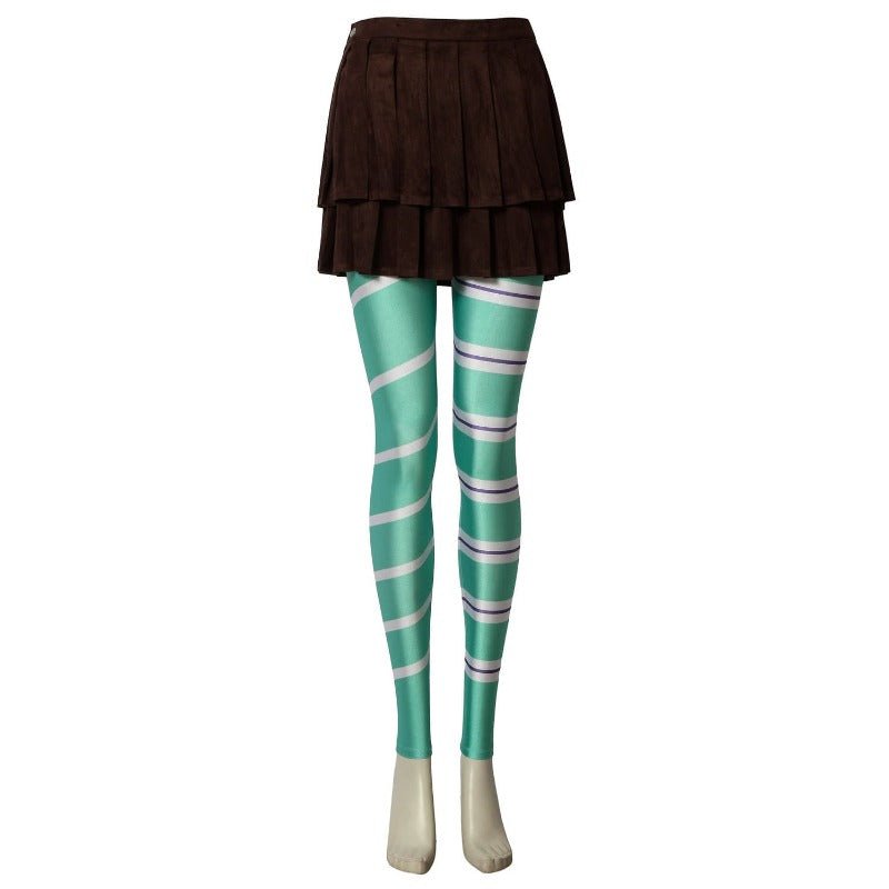 Disfraz de Vanellope Von Schweetz para Niños y Adultos - Traje de Wreck-It Ralph - Fantasia Cosera