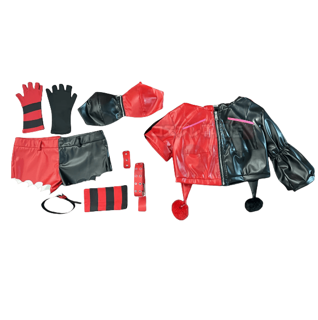 Traje de Cosplay de Harley Quinn de Suicide Squad - Calidad Premium - Fantasia Cosera