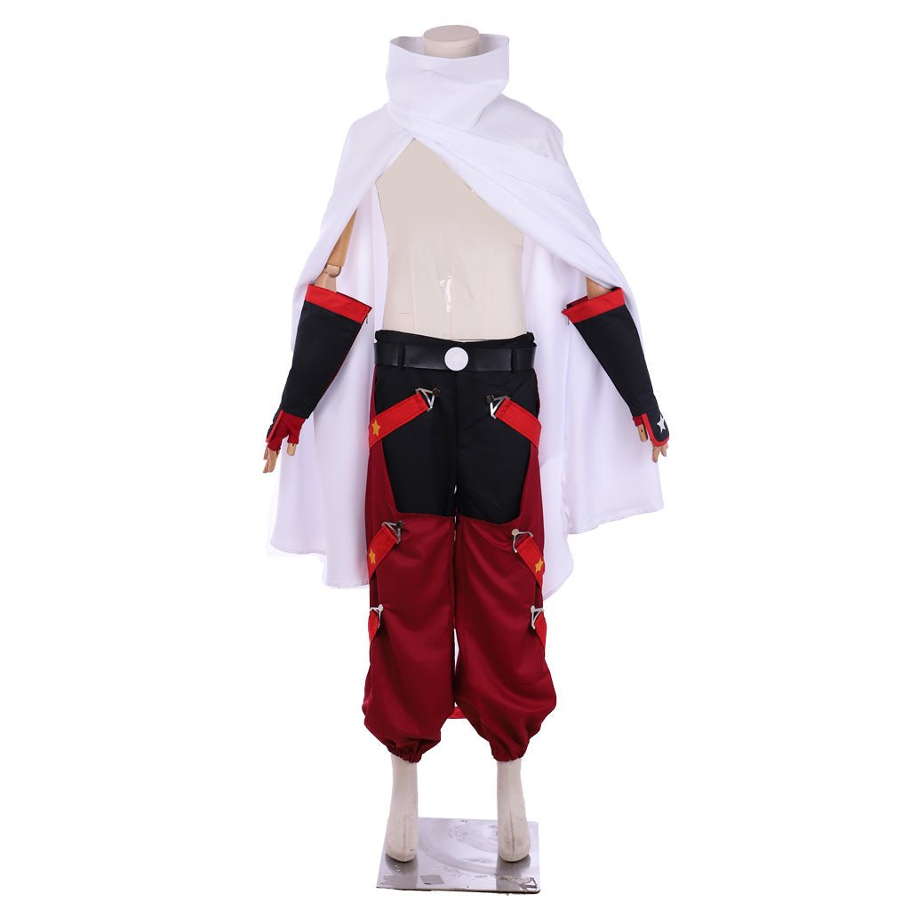 Disfraz de Cosplay de Yoh Asakura de Shaman King The Super Star con Capa - Fantasia Cosera