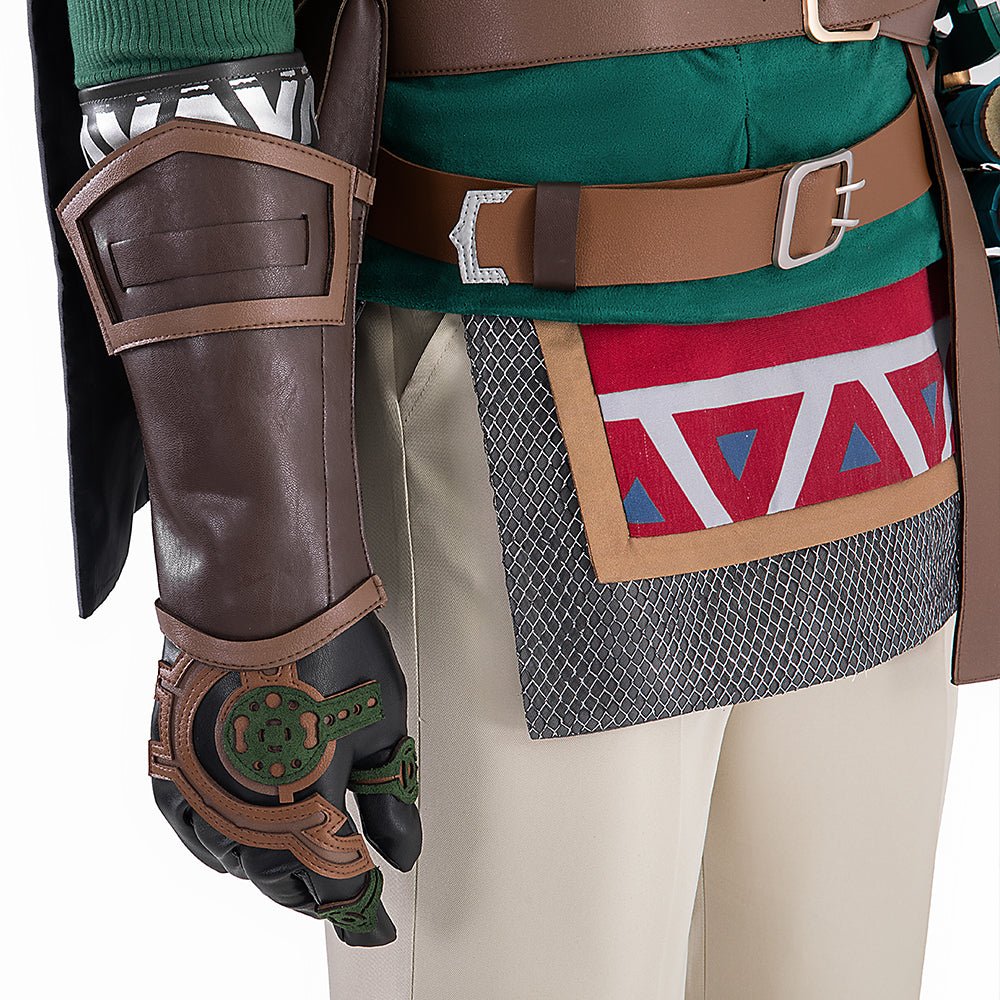 The Legend of Zelda: Lágrimas del Reino - Link (Túnica Hyliana) Disfraz de Cosplay - Fantasia Cosera