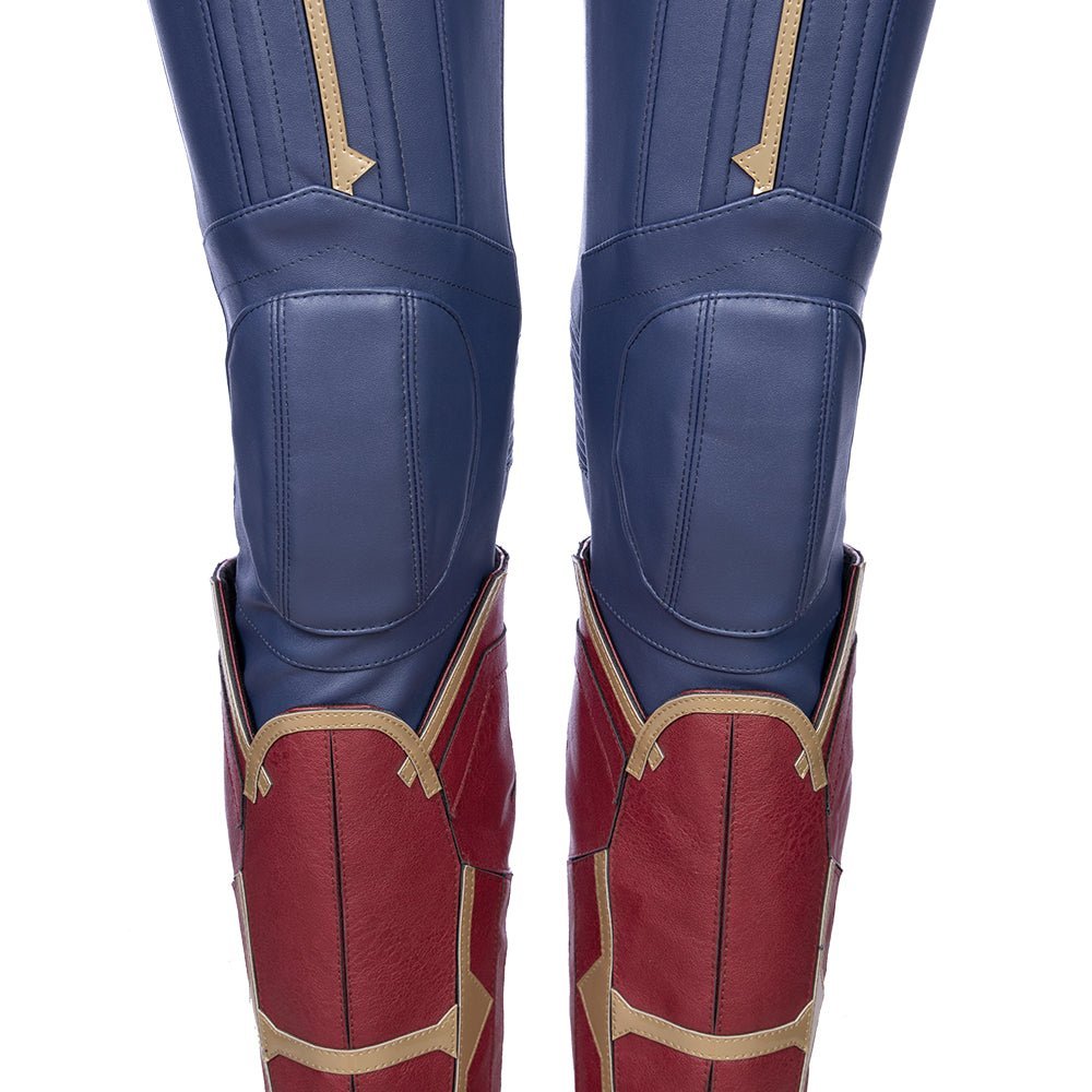 Traje de Cosplay de Captain Marvel - Réplica Oficial del Póster de la Película - Fantasia Cosera