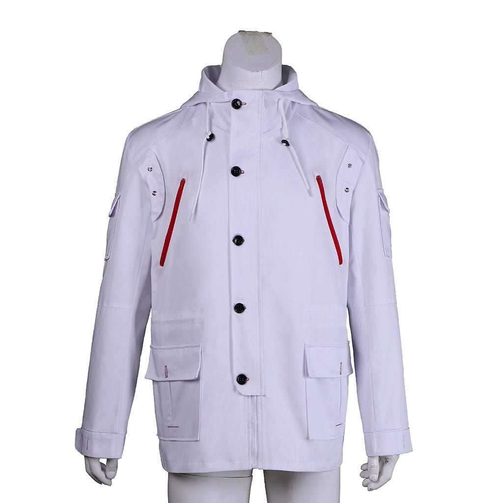 Chaqueta Blanca Kamen Rider Go Shijima - Disfraz Cosplay Auténtico de Anime - Fantasia Cosera